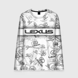 Мужской лонгслив 3D Lexus Big emblema pattern