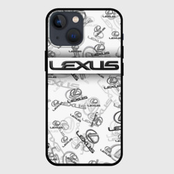 Чехол для iPhone 13 mini Lexus Big emblema pattern