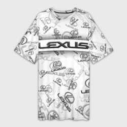 Платье-футболка 3D Lexus Big emblema pattern