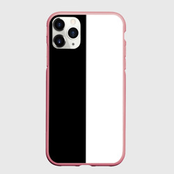 Чехол для iPhone 11 Pro Max матовый Black and white чб