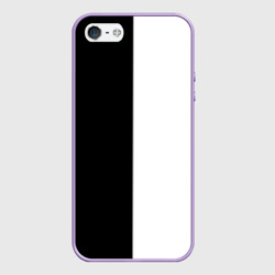 Чехол для iPhone 5/5S матовый Black and white чб