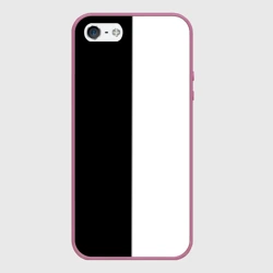 Чехол для iPhone 5/5S матовый Black and white чб
