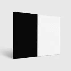 Холст прямоугольный Black and white чб