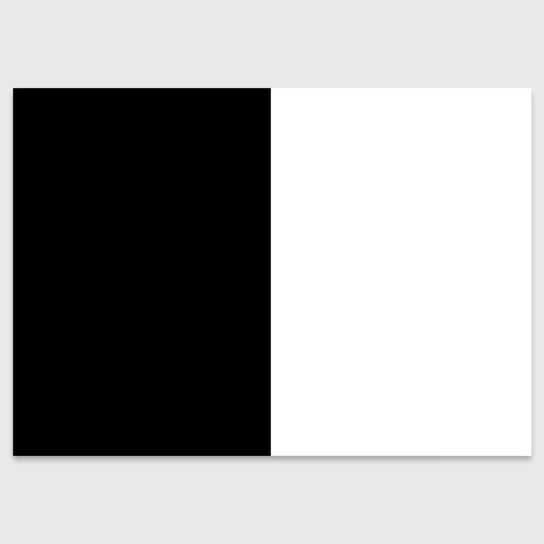 Поздравительная открытка Black and white чб