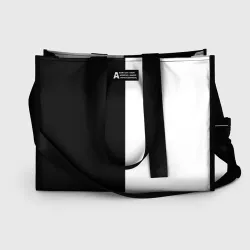 Сумка-шоппер 3D Black and white чб