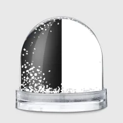 Игрушка Снежный шар Black and white чб