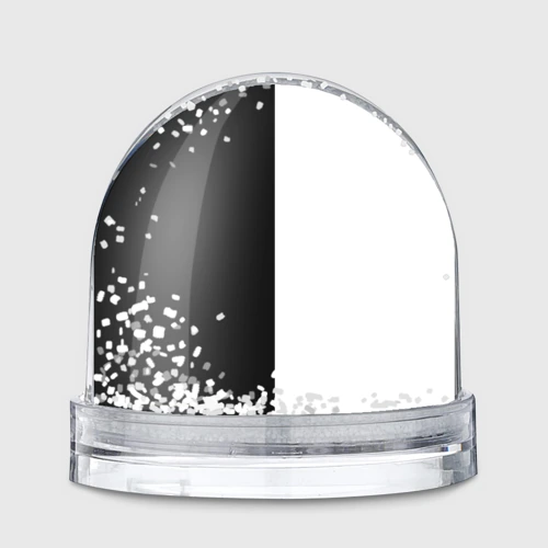 Игрушка Снежный шар Black and white чб