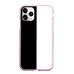 Чехол для iPhone 11 Pro Max матовый Black and white чб