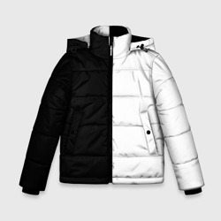 Зимняя куртка для мальчиков 3D Black and white чб