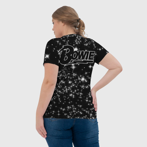 Женская футболка 3D There's a Starman waiting in the sky, цвет 3D печать - фото 7