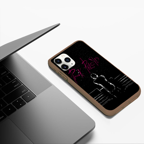 Чехол для iPhone 11 Pro Max матовый Pink Phloyd Фараон на Сцене Пинк Флойд, цвет коричневый - фото 5