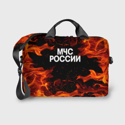 Сумка для ноутбука 3D МЧС России огонь