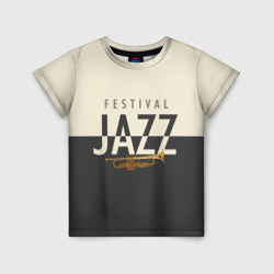 Детская футболка 3D Jazz festival