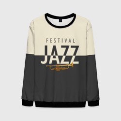 Мужской свитшот 3D Jazz festival