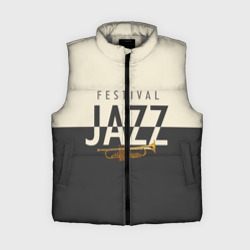 Женский жилет утепленный 3D Jazz festival