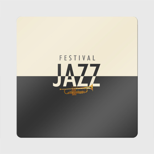 Магнит виниловый Квадрат Jazz festival