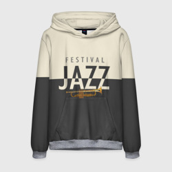 Мужская толстовка 3D Jazz festival