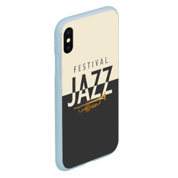 Чехол для iPhone XS Max матовый Jazz festival - фото 2