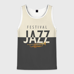 Мужская майка 3D Jazz festival