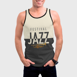 Мужская майка 3D Jazz festival - фото 2