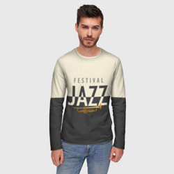 Мужской лонгслив 3D Jazz festival - фото 2