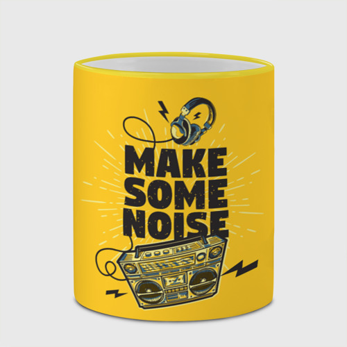 Кружка с полной запечаткой с принтом Make Some Noise (музыка), фото #4