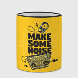 Кружка с полной запечаткой Make Some Noise музыка - фото 2