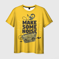 Make Some Noise музыка – Мужская футболка 3D с принтом купить со скидкой в -26%