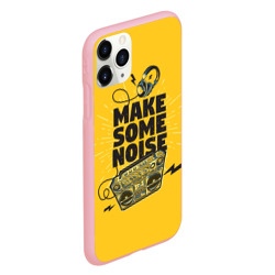 Чехол для iPhone 11 Pro матовый Make Some Noise музыка - фото 2