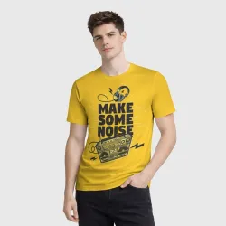 Мужская футболка 3D Make Some Noise музыка - фото 2