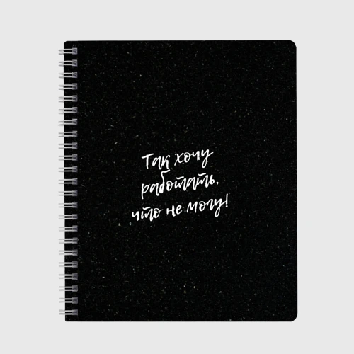 Тетрадь Так хочу работать, что не могу!