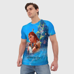 Мужская футболка 3D Horizon подводный мир - фото 2