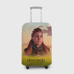 Чехол для чемодана 3D Horizon forbidden west   Aloy