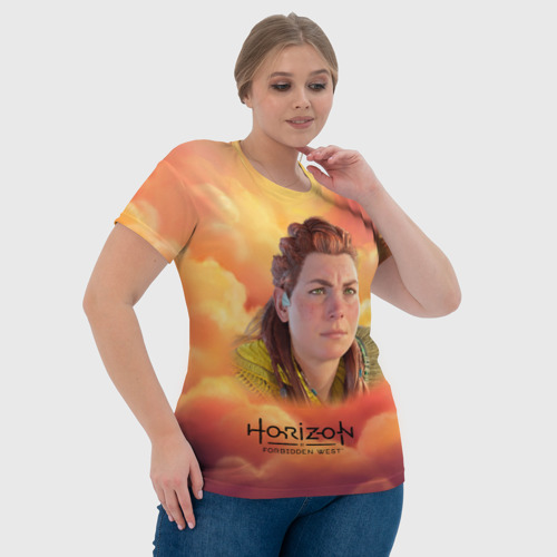 Женская футболка 3D Horizon  sky , цвет 3D печать - фото 6