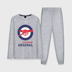 Мужская пижама с лонгсливом хлопок Arsenal The Gunners