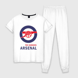 Женская пижама хлопок Arsenal The Gunners