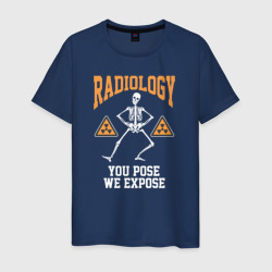 Мужская футболка хлопок Радиология - вы ставите мы выставляем