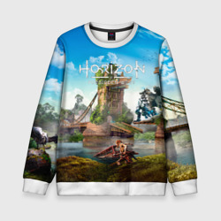 Детский свитшот 3D Horizon Forbidden West - разрушенный мост
