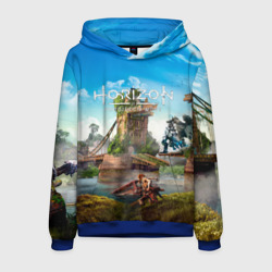 Мужская толстовка 3D Horizon Forbidden West - разрушенный мост