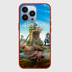 Чехол для iPhone 13 Pro Horizon Forbidden West - разрушенный мост