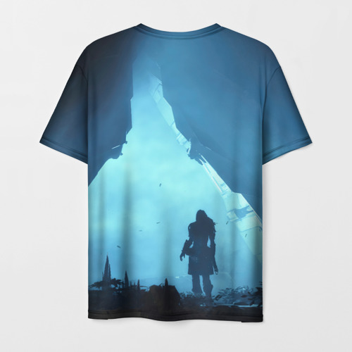 Мужская футболка 3D Horizon Forbidden West - таинственная неизвестность, цвет 3D печать - фото 2