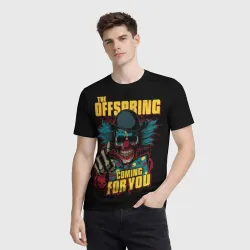 Мужская футболка 3D The Offspring рок - фото 2