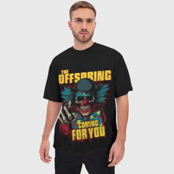 Мужская футболка oversize 3D The Offspring рок - фото 2