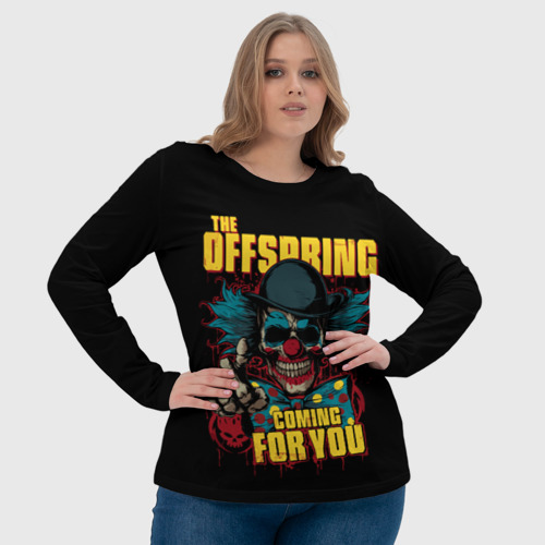 Женский лонгслив 3D The Offspring рок, цвет 3D печать - фото 6