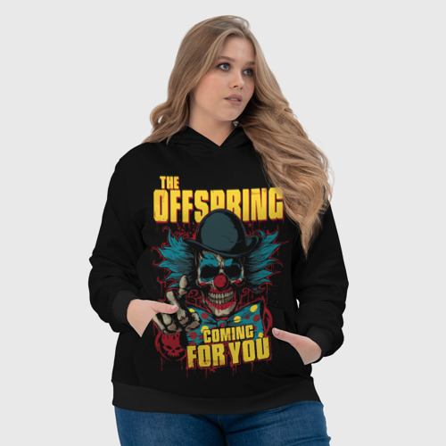 Женская толстовка 3D The Offspring рок, цвет 3D печать - фото 6