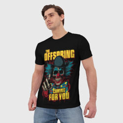 Мужская футболка 3D The Offspring рок - фото 2