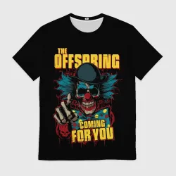 Мужская футболка 3D The Offspring рок