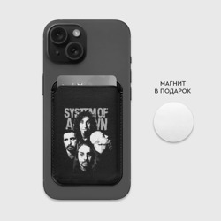Картхолдер Magsafe магнитный System of a Down рок группа - фото 2