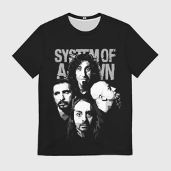 Мужская футболка 3D System of a Down рок группа