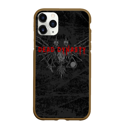 Чехол для iPhone 11 Pro Max матовый Dead Dynasty Pharaoh Символ, цвет коричневый